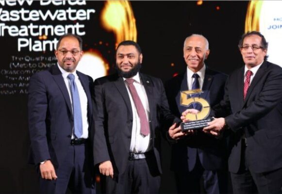 معرض BIG5EGYPTIMPACTAWARDS يختار مشروع معالجة الصرف الزراعى بالحمام كأفضل مشروع للعام