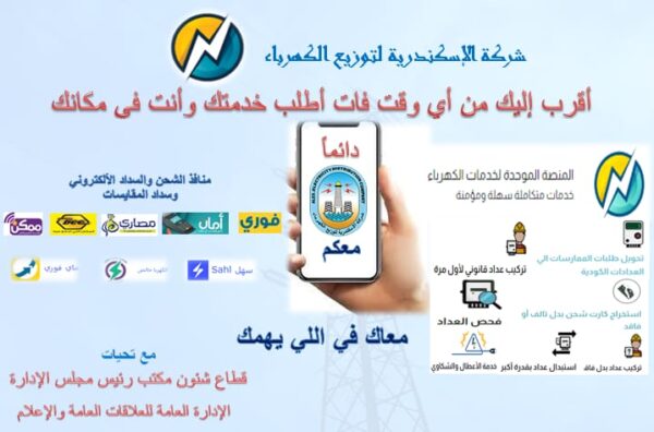 تطبيق الشمول المالي والتحول الرقمي بشركة الإسكندرية لتوزيع الكهرباء