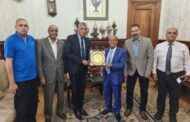 بمناسبة تجديد الثقة له ... وفد الإسكندرية لتوزيع الكهرباء يهنئ المهندس أحمد جابر رئيس شركة مياه الشرب بالإسكندرية