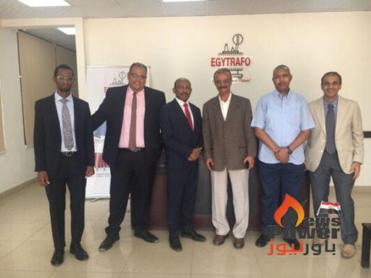 السفير الاثيوبى يزور مصانع شركة ايجيترافوا للمحولات