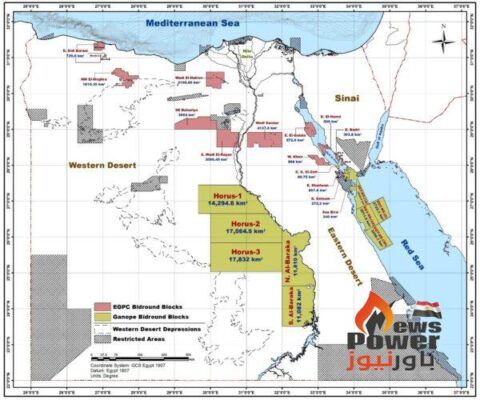 عاجل .. مصر تطرح 23 منطقة فى مزايدة عالمية البحث عن البترول والغاز