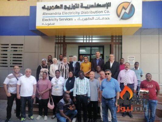 بعد التطور الكبير الذى شهده مركز البيانات « Data Center » ... وفد هيئة كهرباء الريف بدولة تنزانيا في زيارة لشركة الإسكندرية لتوزيع الكهرباء