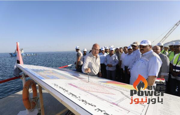 وزير النقل يتابع تقدم اعمال تنفيذ المحطة متعددة الأغراض بميناء سفاجا ضمن خطة تنفيذ ميناء سفاجا الكبير