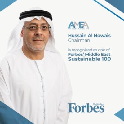 فوربس الشرق الأوسط تختار رجل الأعمال حسين النويس ضمن أفضل 100 قائد مستدام