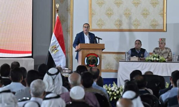 رئيس الوزراء يبدأ زيارة موسعة لمحافظة شمال سيناء لإطلاق المرحلة الثانية من المشروعات التنموية