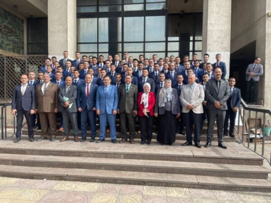 تعيين الدفعة الثانية من خريجي المدرسة الفنية المتقدمة لتكنولوجيا الطاقة النووية بالضبعة بعد اداء يمين الولاء للعمل بهيئة المحطات النووية لتوليد الكهرباء