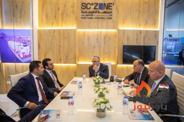 على هامش TransMEA 2023.. رئيس اقتصادية قناة السويس يلتقي وفد أسياد العمانية لبحث التعاون