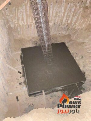 صور لحفر ابراج خط الربط الكهربائى - السعودى فى المسافة من محور 30 يونيو حتى السويس