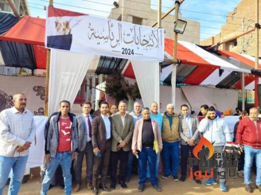 العاملون بشركة جنوب القاهرة لتوزيع الكهرباء يشاركون فى الانتخابات الرئاسية