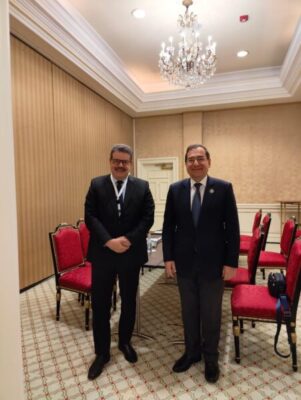 الملا يبحث مع الأمين العام لمنظمة الدول المصدرة للغاز تسريع وتيرة التحول الطاقى ومشروعات إزالة الكربون وخفض الانبعاثات