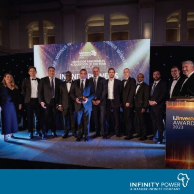 إنفنيتي باور تفوز بجائزة 'أفضل صفقة استحواذ في مجال الطاقة المتجددة في أفريقيا لعام 2023