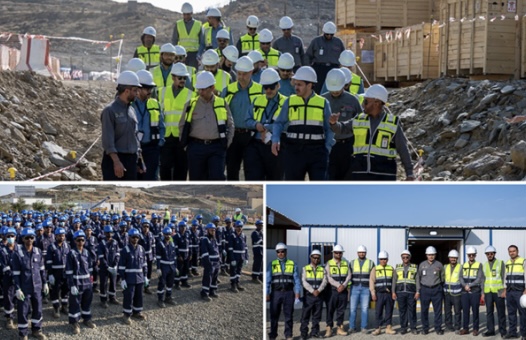 الرئيس التنفيذي لتطوير مشاريع كهرباء السعودية يزور فريق الفنار بمحطة الباحة المركزية