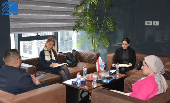 المهندس هشام مدكور يستقبل المدير الإقليمى لمكتب اليونسكو بالشرق الأوسط للتعاون فى خطة الاستدامة ورؤية مصر 2030