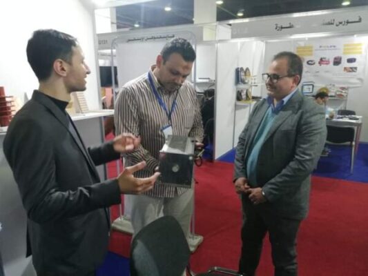 صور من داخل جناح شركة إيجيترافو خلال فاعليات اليوم الاول بمعرض تعميق التصنيع المحلي