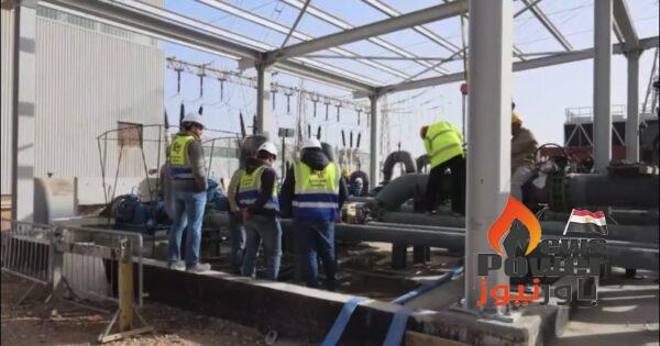 بالصور ..اجراء التجارب التشغيلية للوحدة الثالثة بمشروع محطة طبرق الغازية