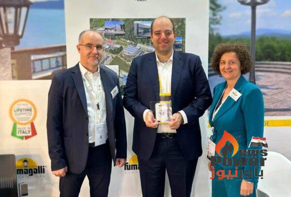 المهندس ذكى السويدى يتسلم جائزة تكريم 