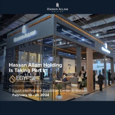 حسن علام القابضة تشارك بمعرض ومؤتمر EGYPES بجناح لعرض مشاريعها