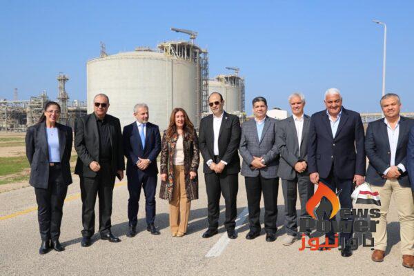 سفيرة أمريكا تزور مصنع دمياط لإسالة الغاز الطبيعي وتشيد بالدور الذي تلعبه محطتي إسالة الغاز بدمياط وإدكو في تعظيم الاستفادة من ثروات الغاز بمنطقة شرق المتوسط