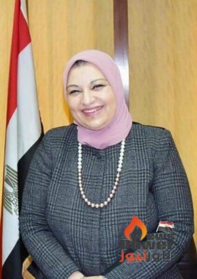 محو الجزاء الموقع على المهندسة امينة اسماعيل بسيونى مدير عام الاتصالات والتحكم بمنطقة اسكندرية