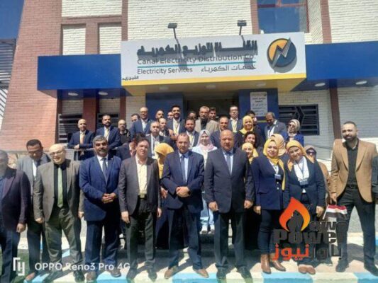 الدستاوى يتفقد إدارات شركة القناة للتوزيع ويشيد بمنتجات الشركة .. ويفتتح مركز خدمة العملاء والمستثمرين وذوي الههم بهندسة كهرباء الشبخ زايد