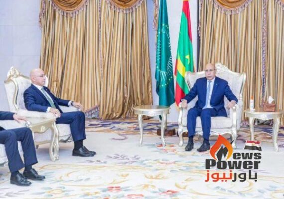 فيديو .. الرئيس الموريتاني يستقبل المهندس خالد ابو بكر رئيس شركة طاقة عربية