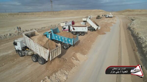 بالصور .. ملحمة مصرية عظيمة يتم تنفيذها بمشروع شبكة القطار الكهربائي السريع