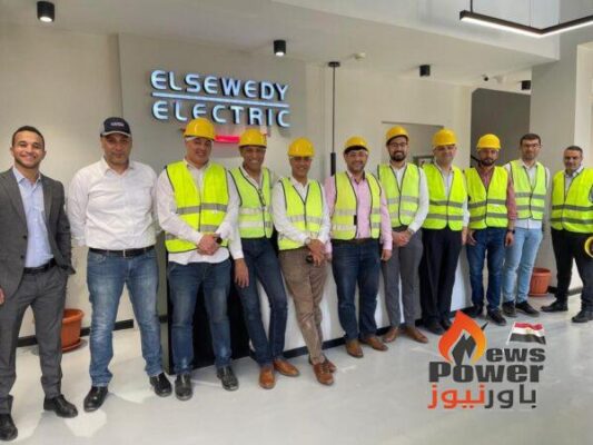 وفد من مجموعة شاكر يزور مصنع السويدى اليكتريك لأنظمة الباص واى