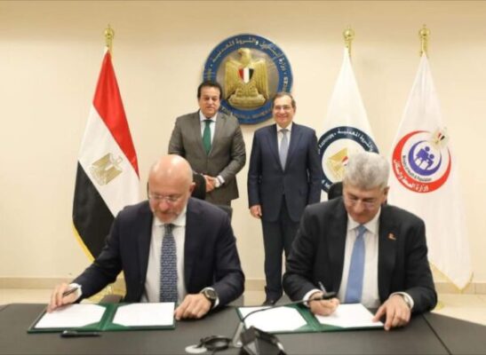  بتروجت توقع مع إيني اتفاقية لتجديد وتطوير قسم الحروق بمستشفى السلام ببورسعيد