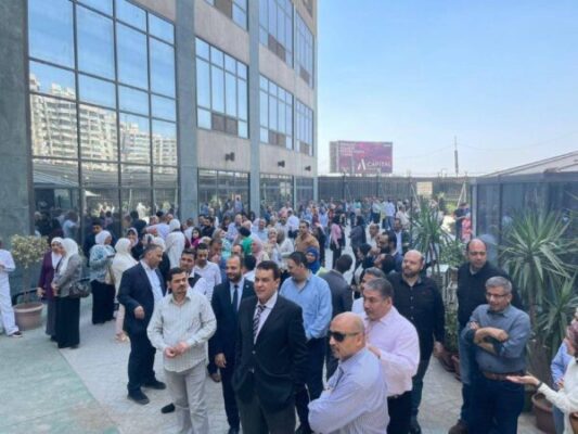 ايجاس تقوم بتنفيذ تجربة وهمية وإخلاء لمباني الشركة