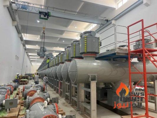 صور تظهر أداء متميز لشركة الطاقة المتقدمة فى محطة محولات برج العرب الترفيهية جهد 500 ك.ف