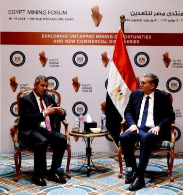 جلسة مباحثات بين المهندس كريم بدوي وزير البترول والدكتور صالح الخرابشة وزير الطاقة الاردني