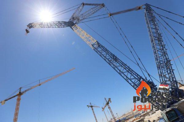 الوكيل يعلن وصول الونش العملاق الى موقع محطة الضبعة النووية في مصر