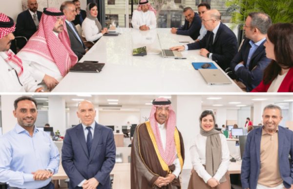 زيارة معالي وزير الاستثمار السعودى المهندس خالد الفالح و الأميرة هيفاء آل مقرن لمقر شركة الفنار للمشاريع بمدريد، إسبانيا