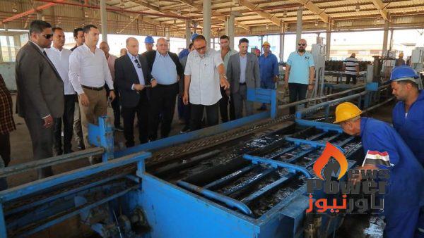 محافظ كفرالشيخ يتفقد شركة مصر لتعبئة الغازات 