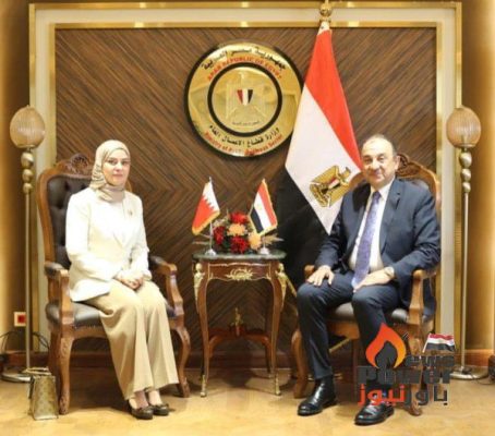 وزير قطاع الأعمال العام يستقبل سفيرة البحرين بالقاهرة لبحث مجالات التعاون وفرص الاستثمار