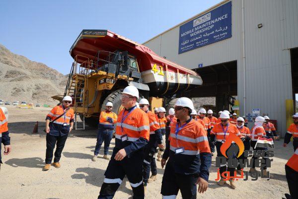 وزير البترول يقوم بجولة تفقدية لسير العمل والإنتاج بمنجم السكرى بالصحراء الشرقية فى منطقة مرسى علم