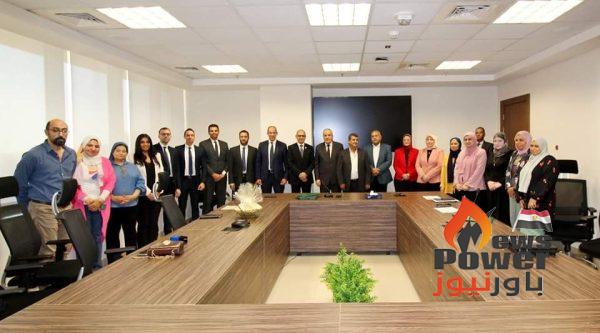 مدكور توقع عقد تنفيذ محطة محولات مزارع بنى سويف جهد 220 ك.ف