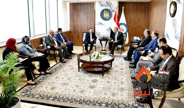 وزير البترول يلتقى وفد شركة ويذرفورد العالمية لتطبيق مشروع رقمنة حقول وآبار البترول والغاز