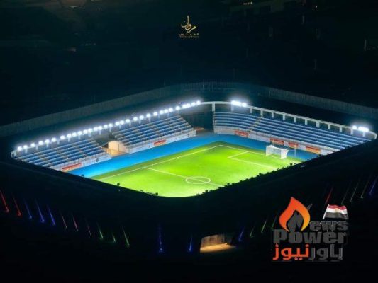 شركة إمداد للصناعات الحديدية تشارك فى إنشاء المدينة الرياضية بدرنة الليبية