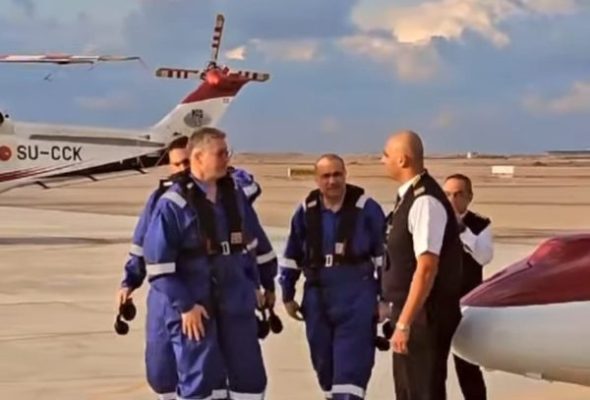 عاجل .. بدوي ويسن يتفقدان جهاز الحفر 