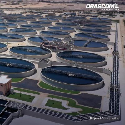 أوراسكوم كونستراكشون تواصل عملية التشغيل والصيانة الناجحة لمحطة معالجة مياه الصرف الصحي بأبو رواش