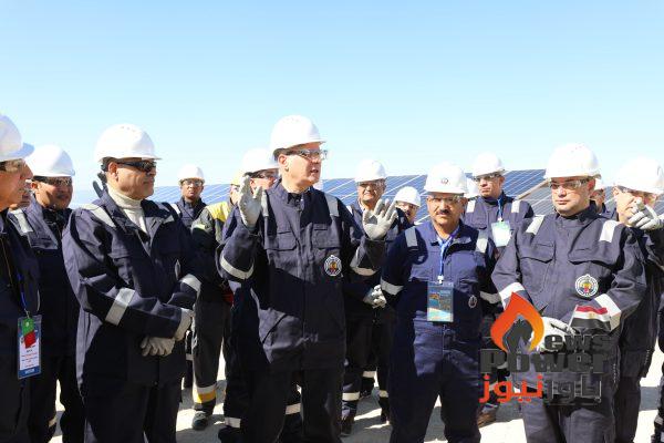 وزيرا البترول  والعمل يتفقدان  حقول ابورديس