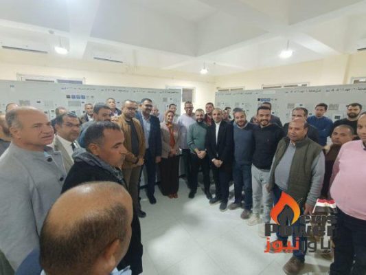 بالتعاون مع انيرجيا للطاقة .. رزق و صفائى فى زيارة لمحطة محولات مزارع المنيا جهد ٢٢/٦٦ ك ف احتفاءا بوضع الجهد على المحطة.