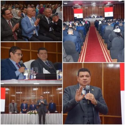 بالصور .. اللقاء السنوي للدكتور أمجد الوكيل رئيس مجلس إدارة هيئة المحطات النووية مع العاملين بالهيئة