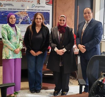 قيادات شركة 2M Electric في زيارة لرئيس الشركة المصرية لنقل الكهرباء ورئيس قطاع المشروعات