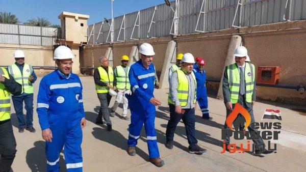 جولة للمهندس ماجد الكردى للمرور على شركات المنطقة الجغرافية البترولية بأسوان