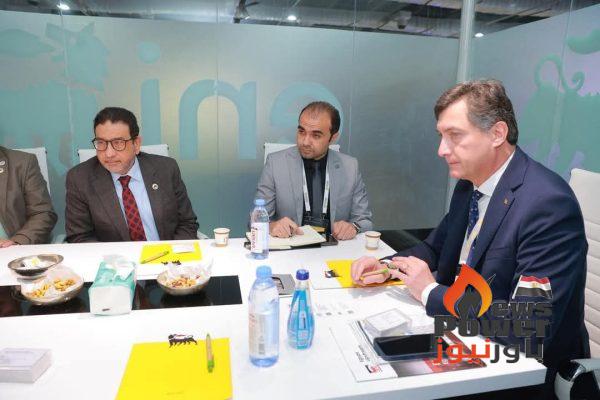 المهندس عمرو بدوي رئيس شركة خدمات البترول البحرية PMS يبحث فرص التعاون مع إيني الإيطالية خلال معرض إيجيبس الدولي للطاقة 2025