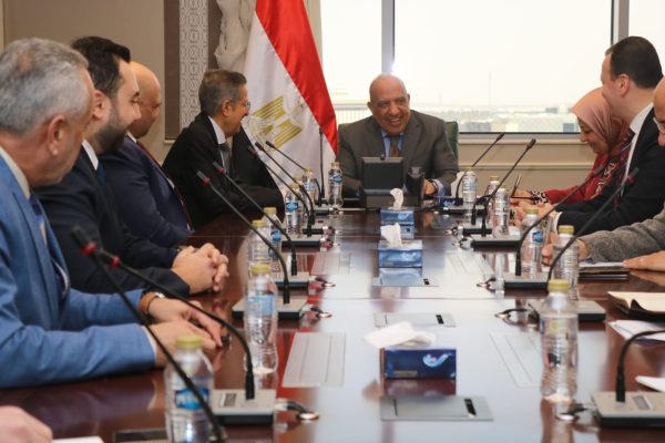 وزير الكهرباء يبحث مع شركة 