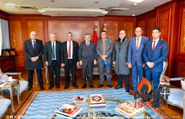 هيئة قناة السويس ووفد ليبي يبحثان توسيع التعاون البحري