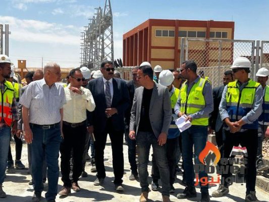 حسن علام للانشاءات تقترب من إطلاق الجهد علي محطة محولات دشلوط جهد 220 ك.ف